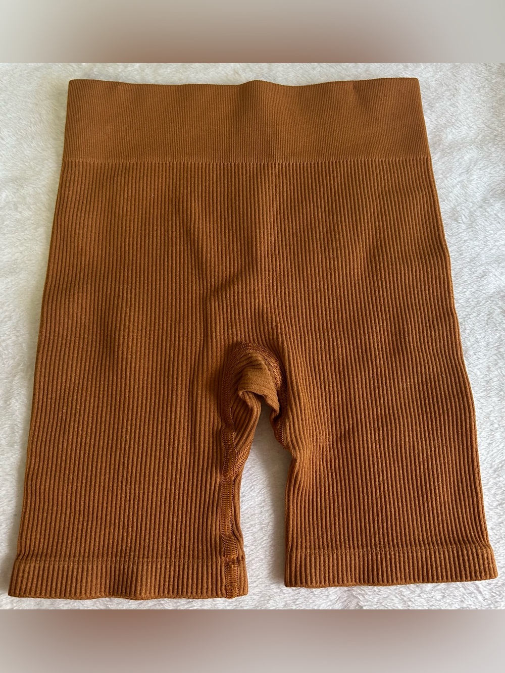 Urban Outfitters Out from Under Camel Ribbed Biker Shorts